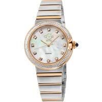 Sorrento Diamond ,316L Stainless Steel Case, White MOP Dial, Swiss Quartz Watch