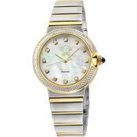 Sorrento Diamond ,316L Stainless Steel Case, White MOP Dial, Swiss Quartz Watch