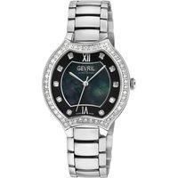 Lugano Swiss Diamond , Black MOP Dial,316L Stainless Steel Case, 316L Stainless Steel Bracelet . Swiss Quartz Watch