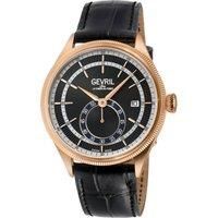 Empire Italian Handmade Black Leather Swiss Automatic ETA 2895 Watch