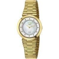 Womens Burano Swiss Quartz MOP Dial Stainless Steel Bracelet Diamond Watch