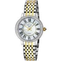 Gv2 By Gevril Women's 9155B Astor III Diamond Two-Tone IP Stainless Steel Watch