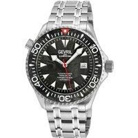 Hudson Yards Swiss Automatic 3 Hands, SW200 Movement Tungsten Ring, Damascus Steel Dial, Stainless Steel Satin Bracelet