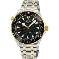 Hudson Yards Swiss Automatic 3 Hands, SW200 Movement Tungsten Ring, Damascus Steel Dial, Stainless Steel Satin Bracelet