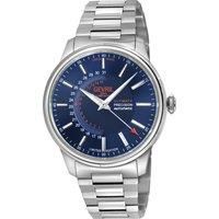 Guggenheim Automatic 316L Stainless Steel Blue Dial, 316L Stainless Steel Satin and Polished Bracelet.