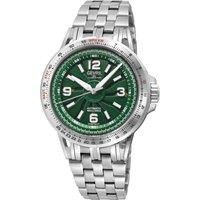 Gevril Men's 49301B Wind Master Green Dial Stainless Steel IP Swiss Watch