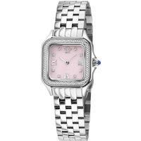 GV2 Milan Women's Rose Quartz Dial, Stainless Steel Bracelet Watch