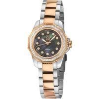 Cortina 316L Stainless Steel Case, Black MOP Dial Watch