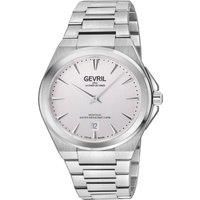 Gevril Montauk Swiss Quartz Men's 316L Stainless Steel Watch in Silver