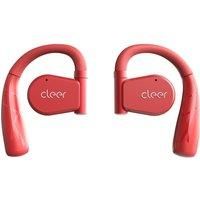 Cleer Audio ARC II - Open-Ear True Wireless Earbuds with Touch Controls - Long-Lasting Battery Life - Touch Control - Powerful Audio for Music, Podcasts, and More (Red)