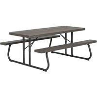 Lifetime 60112 6 ft (1.83 m) Picnic Table (brown)