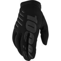 100% GUANTES Brisker Glove, Black (Black), XL