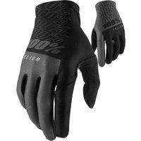 100 Percent Celium MTB Gloves Black/Grey