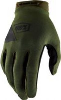 100% Ridecamp MTB Gloves - Army Green / Black