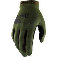 100% Ridecamp MTB Gloves - Army Green / Black