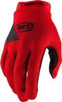 100% GUANTES RIDECAMP Youth Gloves Red - XL