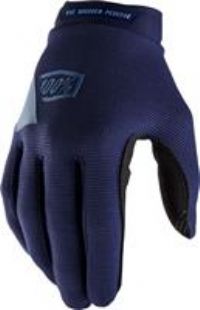 100% GUANTES Gloves Brand Model RIDECAMP Women/'s Gloves Navy/Slate - XL