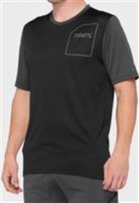 100% Ridecamp Jersey Charcoal / Black M