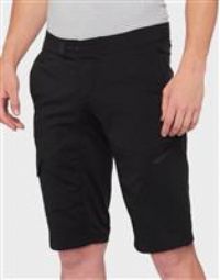 100% MTB WEAR RIDECAMP Shorts Black-28 Shorts, Adults Unisex, Black, 28