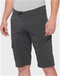100% Ridecamp Shorts 2022 Charcoal 28"