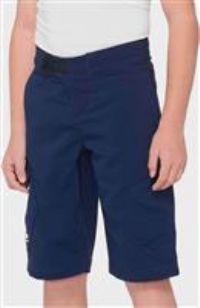 100% Ridecamp Youth Shorts Navy - 22