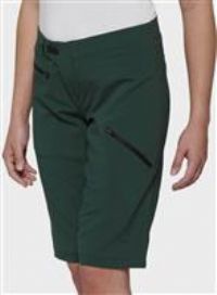 100% Ridecamp Womens Shorts Forest Green - L