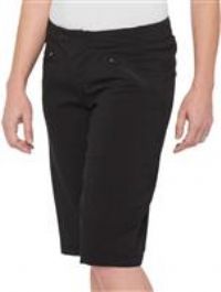 Desconocido Women/'s 100% Ridecamp Shorts, S, Black/White, S