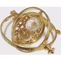 Gold Coloured Magic 'Sand Of Time' Necklace - Silver