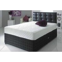 Memory Foam Hybrid Spring Mattress - 5 Sizes! - Grey