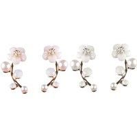 Summer Daisy Flower Climber Earrings - 2 Colours!