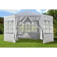 4M Portable Large Outdoor Garden Canopy In Black Or White