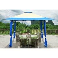 Adjustable Large Canopy For Patios In 3 Colours - Blue