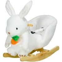 Rocking Animal Toy With Safety Belt And Sounds In 4 Options - Brown