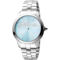 Logo Mohair Ice Blue Dial Stainless Steel Watch