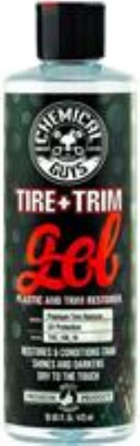 CHEMICAL GUYS TIRE AND TRIM GEL - PLASTIC, RUBBER RESTORER - WET LOOK TYRE SHINE