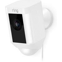 Ring Spotlight Camera 1080p HD  Wired  White