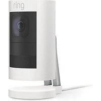 Ring Stick Up Cam Wired 8SS1E8-WEU0 Smart Home Security Camera in White