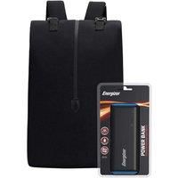 Energizer Charging Backpack Range with Power Bank Included - 10000mAh Power Bank