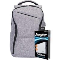 Energizer EPB005 Laptop Charging Bag with UE10004QC Power Bank - Grey