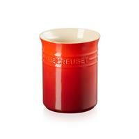 Le Creuset Stoneware Small Utensil Jar, 1.1 Litres, Cerise, 71501110600001