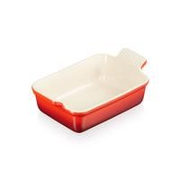 Le Creuset 19cm Stoneware Heritage Rectangular Dish Cerise