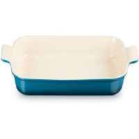 Le Creuset Stoneware Heritage Rectangular Dish blue 32cm