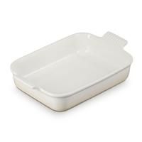 Le Creuset 32cm Stoneware Heritage Rectangular Dish Meringue