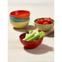 Le Creuset Stoneware Set of 6 Rainbow Snack Bowls 330ml