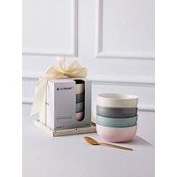 Le Creuset Stoneware Set of 4 Coupe Collection Cereal Bowls