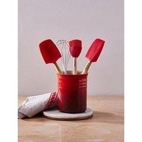 Le Creuset Bamboo Stoneware 1.1L Utensil Jar