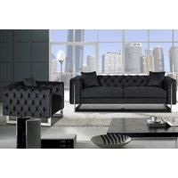 Luxury Indoor Velvet Sofa Set - Three, Two & One Seater Options!