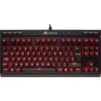 Corsair Gaming CH-9115020-UK K63 Cherry MX Red Backlit 10 Key-Less UK Mechanical Gaming Keyboard - Black