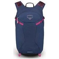 Osprey Sportlite Unisex Backpack, 20L, Alkaline/Hotspot Pink, O/S