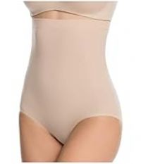 Spanx Women's Higher Power Panties Underwear, Beige, XL
